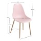 Silla Cleny Rosa de polipropileno