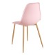 Silla Cleny Rosa de polipropileno