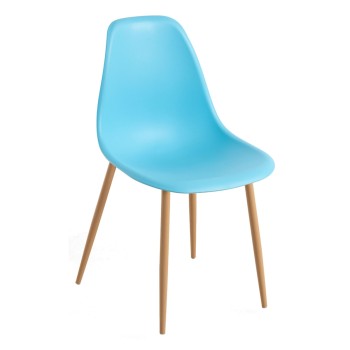 Silla Cleny Turquesa de polipropileno