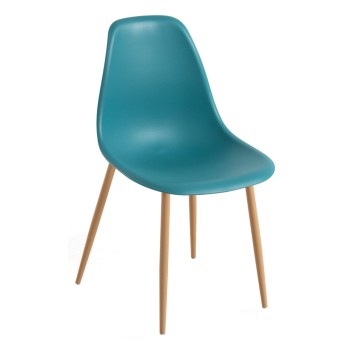 Silla Cleny Verde azulado de polipropileno
