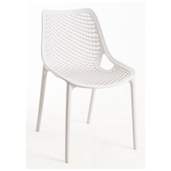 Silla Niku Blanco de polipropileno