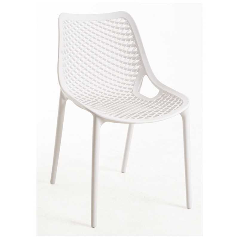 Silla Niku Blanco de polipropileno