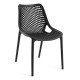 Silla Niku Negro de polipropileno