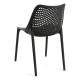 Silla Niku Negro de polipropileno