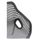 Silla Niku con Brazos Gris oscuro de polipropileno