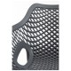 Silla Niku con Brazos Gris oscuro de polipropileno