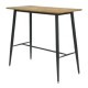 Mesa alta NITRA, metal, tapa DM 6064 vintage, 120 x 60 cms