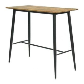Mesa alta NITRA, metal, tapa DM 6064 vintage, 120 x 60 cms