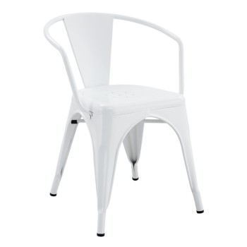 Sill&oacute;n TOL EK LIMITED, acero, blanco