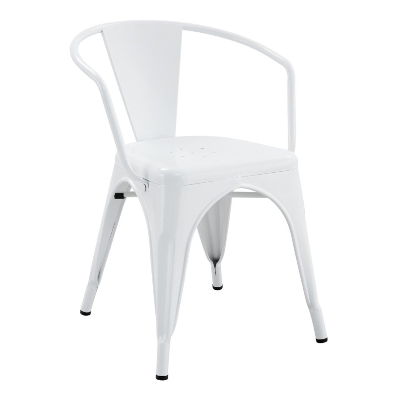 Sillón TOL EK LIMITED, acero, blanco