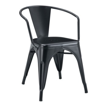 Sill&oacute;n TOL EK LIMITED, acero, negro