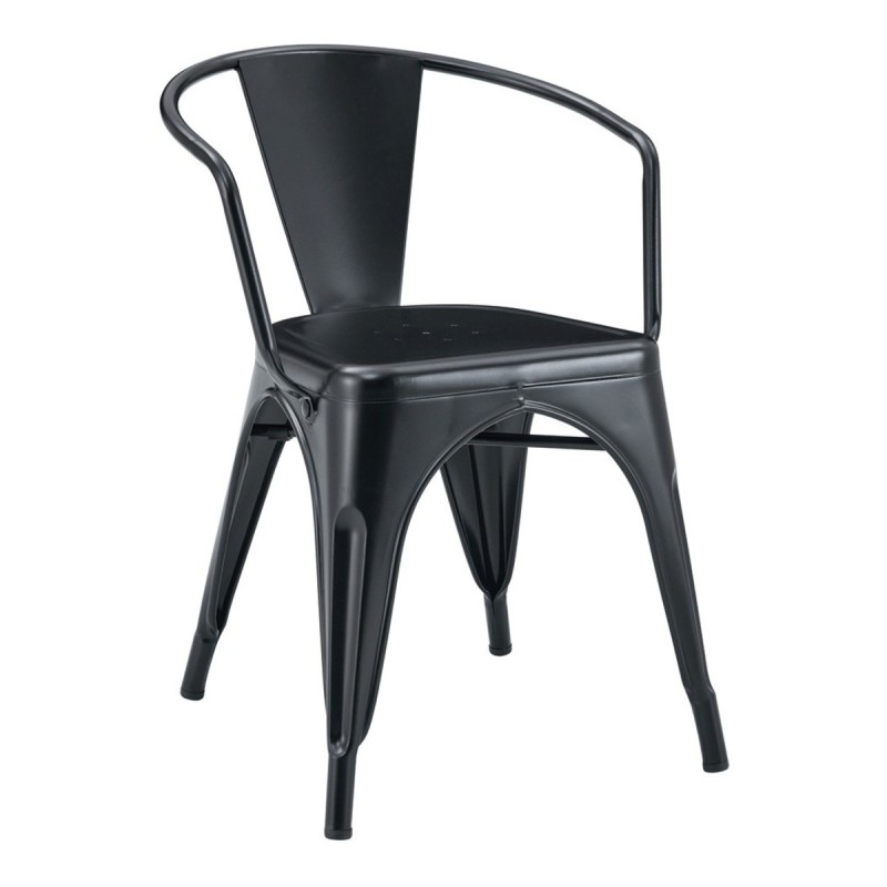 Sillón TOL EK LIMITED, acero, negro