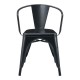 Sillón TOL EK LIMITED, acero, negro