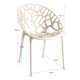 Silla Origen Beige de polipropileno