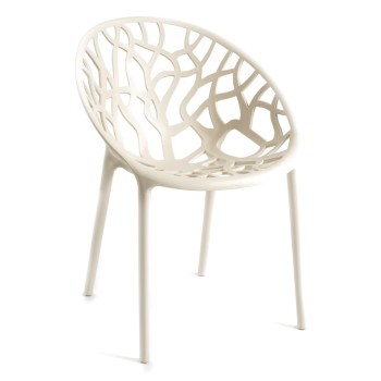 Silla Origen Beige de polipropileno