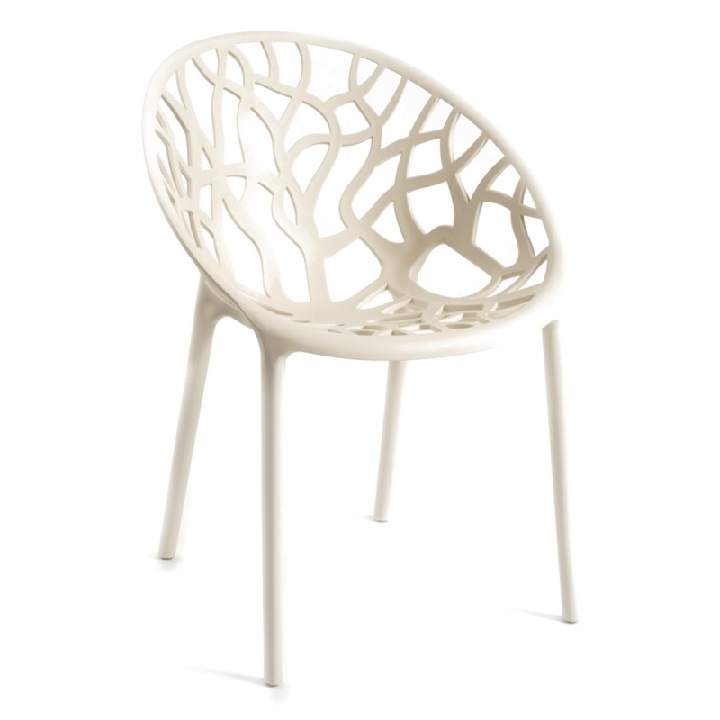 Silla Origen Beige de polipropileno
