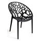 Silla Origen Negro de polipropileno