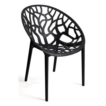 Silla Origen Negro de polipropileno