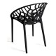 Silla Origen Negro de polipropileno