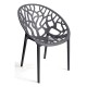 Silla Origen Gris oscuro de polipropileno