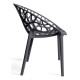 Silla Origen Gris oscuro de polipropileno