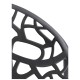 Silla Origen Gris oscuro de polipropileno