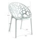 Silla Origen Celadón de polipropileno
