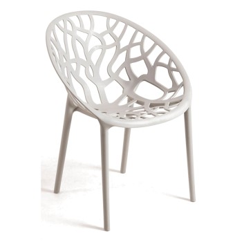 Silla Origen Gris claro de polipropileno