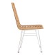 Silla Wenpa Blanco de ratán de plástico