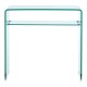 Consola CANADA (SU), cristal curvado, 80 x 33 cms