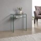 Consola CANADA (SU), cristal curvado, 80 x 33 cms