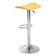 Taburete Cromen Amarillo de polipiel