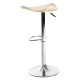 Taburete Cromen Beige de polipiel