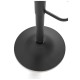 Taburete Cromen Black Negro de polipiel