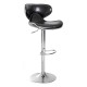 Taburete Chester Negro de polipiel