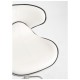 Taburete Chester Blanco de polipiel