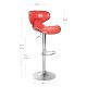 Taburete Chester Rojo de polipiel