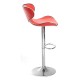 Taburete Chester Rojo de polipiel