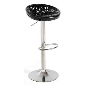 Taburete Tesnet Negro de pvc