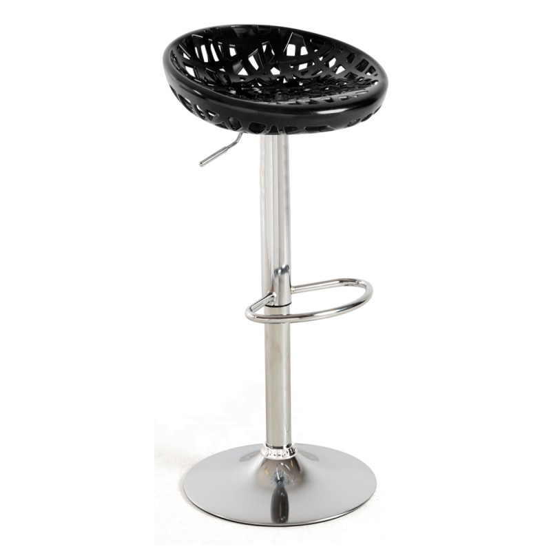 Taburete Tesnet Negro de pvc