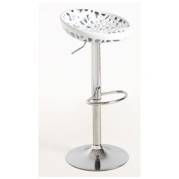 Taburete Tesnet Blanco de pvc