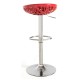 Taburete Tesnet Rojo de pvc