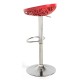 Taburete Tesnet Rojo de pvc