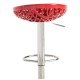 Taburete Tesnet Rojo de pvc