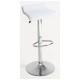 Taburete Tom Blanco de polipiel
