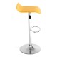 Taburete Tom Amarillo de polipiel