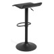 Taburete Tom Black Negro de polipiel