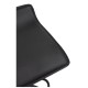 Taburete Tom Black Negro de polipiel