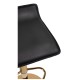 Taburete Tom Golden Negro de polipiel