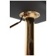 Taburete Tom Golden Negro de polipiel